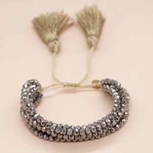 Boho Beaded Tassel Bracelet